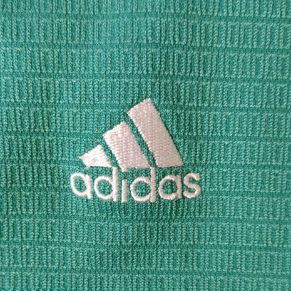 Adidas Climalite Men’s Forest Green Golf Polo Shirt Waveland Logo Size M